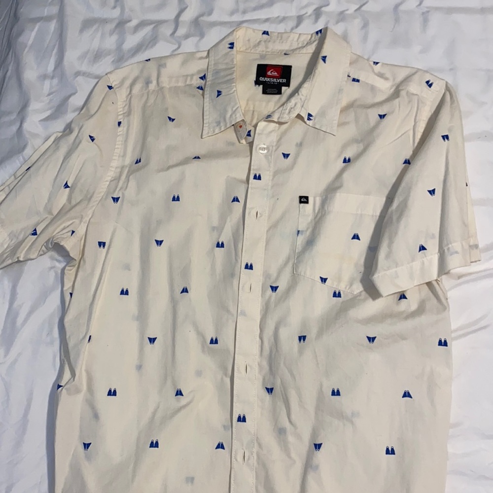 Men’s quicksilver short sleeve button down
